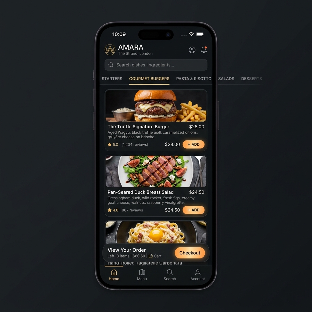 Restaurant Ordering App
